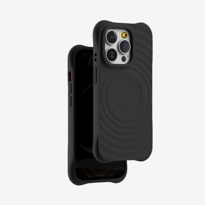 Case and Cover iPhone 15 Pro Max  Black 3D Wave Pattern Wave GrunX in India