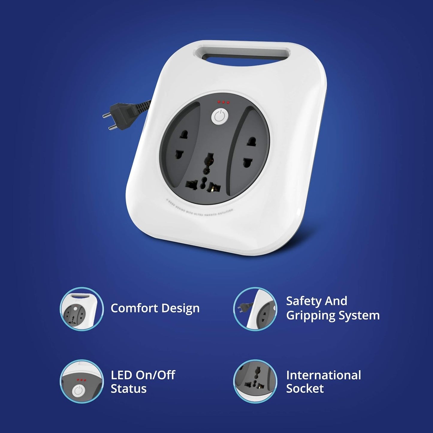 Wipro flex box, Wipro extension board, universal socket extension, power extension box 4 meter, multi plug extension board, surge protector extension cord, portable power strip India, Wipro flex cord box, extension board with handle, Wipro multi socket box 