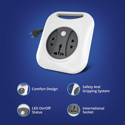 Wipro flex box, Wipro extension board, universal socket extension, power extension box 4 meter, multi plug extension board, surge protector extension cord, portable power strip India, Wipro flex cord box, extension board with handle, Wipro multi socket box 