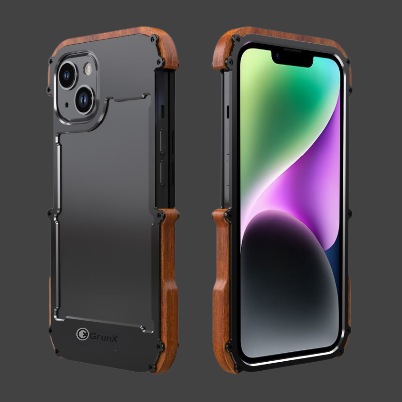 iPhone 15 Wooden & Titanium Cases in India