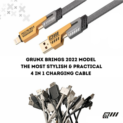 INBAE (2022 Model) 4 in 1 Charging Cable 1 Meter