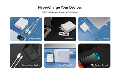 Xiaomi 120W HyperCharge Adapter Combo with USB-C Cable
