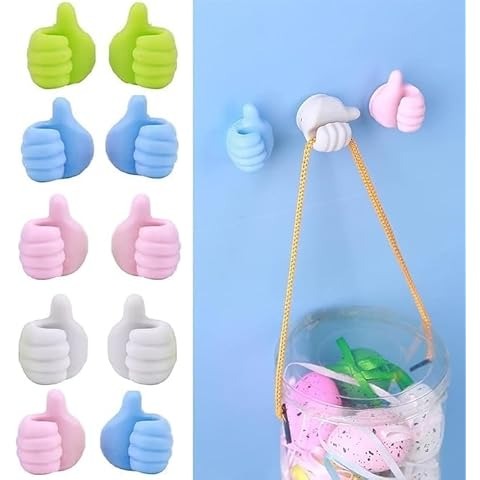 Handy - Cute Cable Holders with 3M Adhesive (Pack of 5)