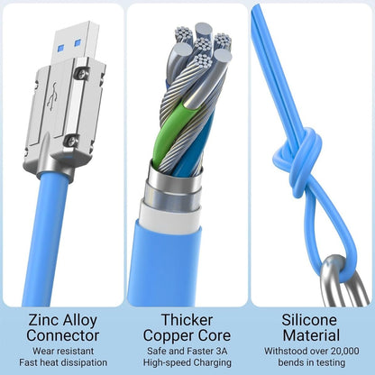 Triglo - 120 watt 3-in-1 Fast Charging Cable