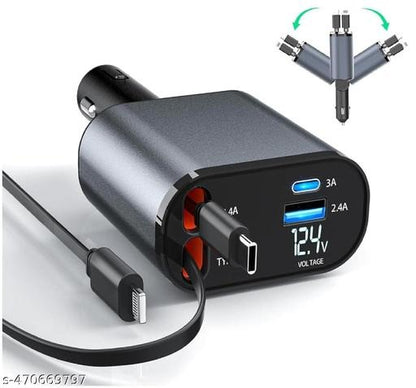 Cool Pro – 4-in-1 120W Super Fast Car Charger