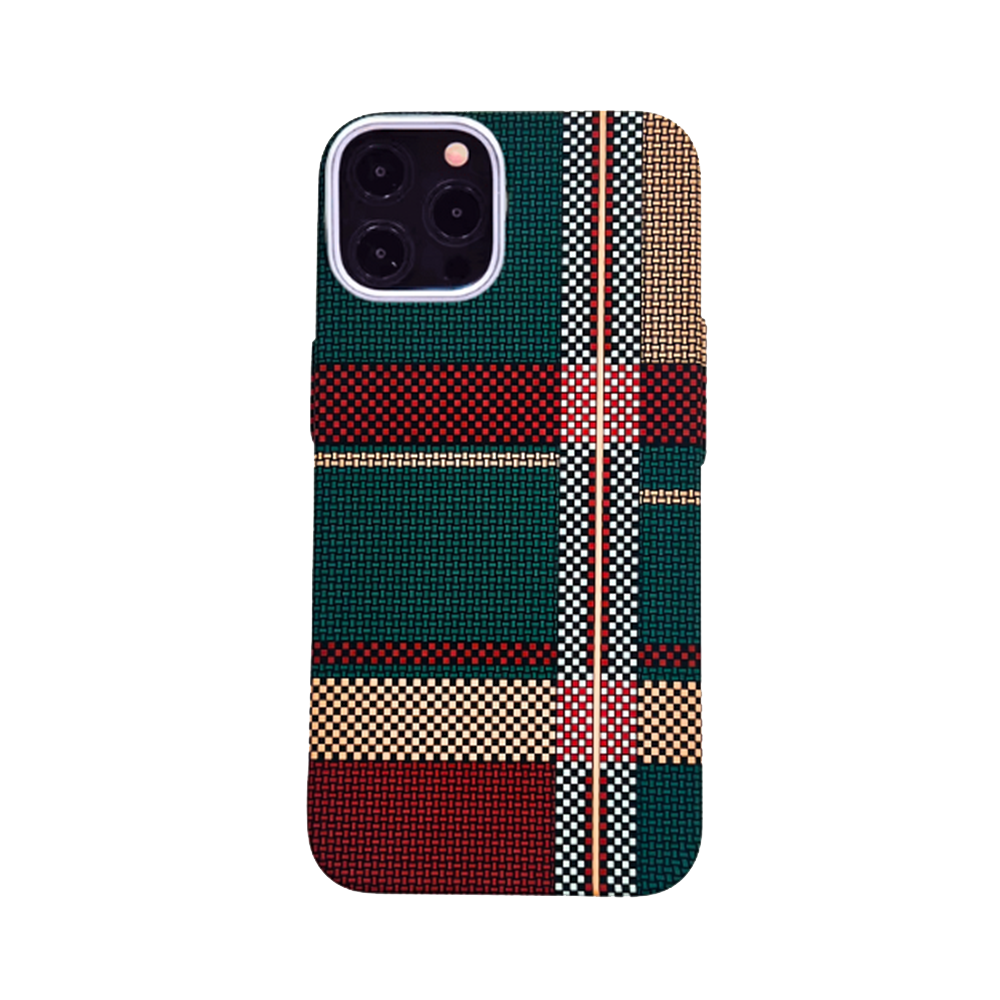 Front view of the Slim Magnetic Carbon Fiber iPhone Case