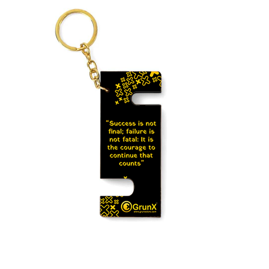 Pushpa - Keychain Stand For Smartphones With Life Quotes