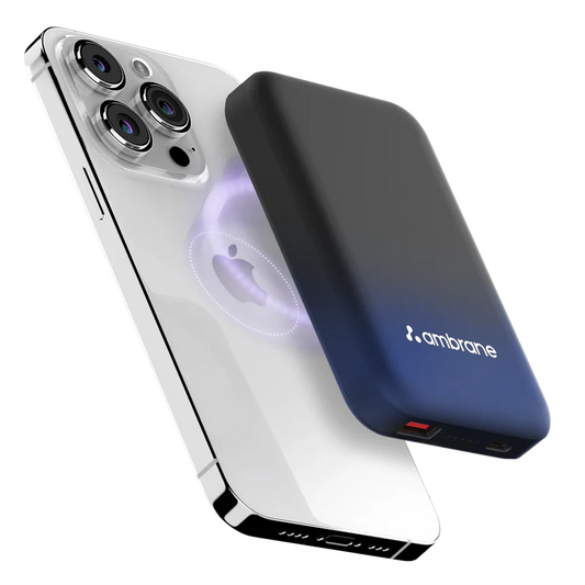 Ambrane Aerosync Snap 10000mAh Magsafe Wireless Power Bank for iPhone